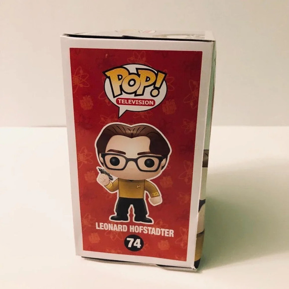 Funko Pop  Leonard Hofstadter Star Trek Uniform Big Bang Theory 74 - Picture 11 of 16